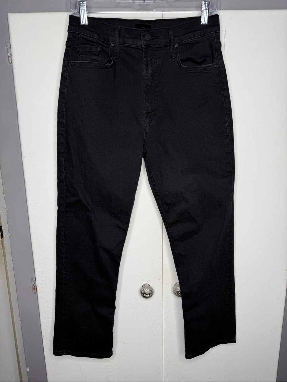 mother women high waisted rider ankle not guilty black size 29